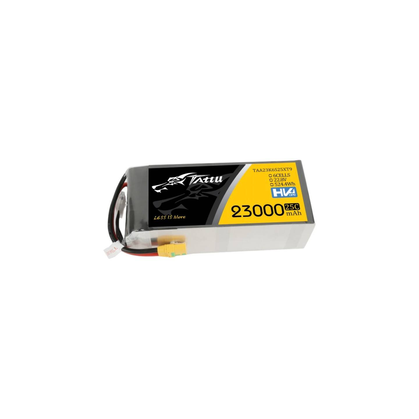 Tattu 23000mAh 22.8V 25C 6S1P Lipo Battery Pack With XT90-S