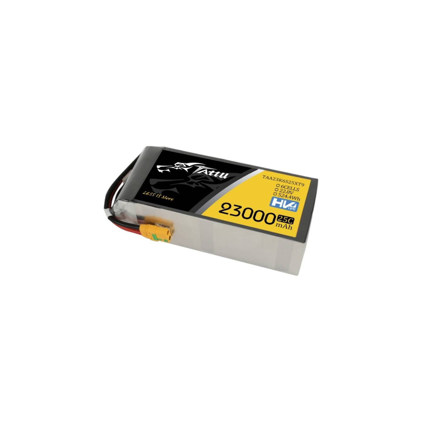 Tattu 23000mAh 22.8V 25C 6S1P Lipo Battery Pack With XT90-S