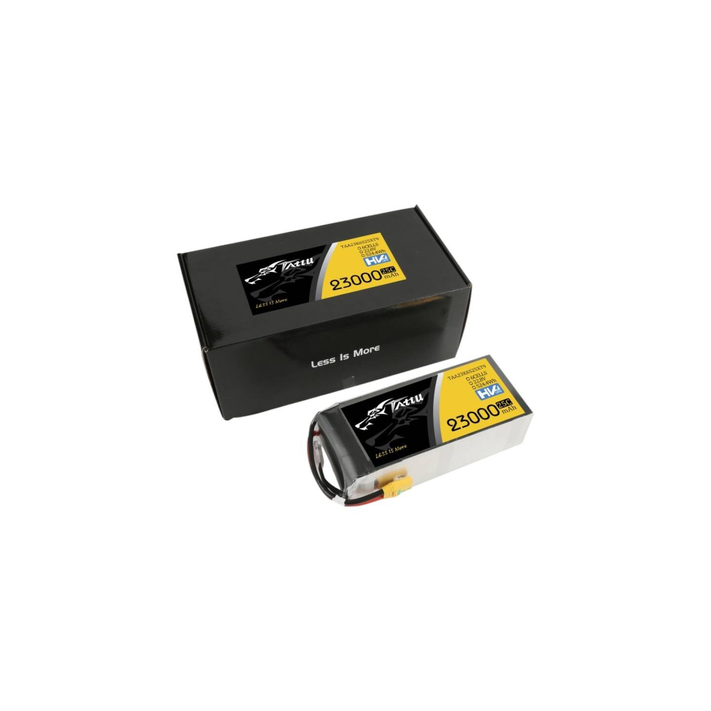 Tattu 23000mAh 22.8V 25C 6S1P Lipo Battery Pack With XT90-S