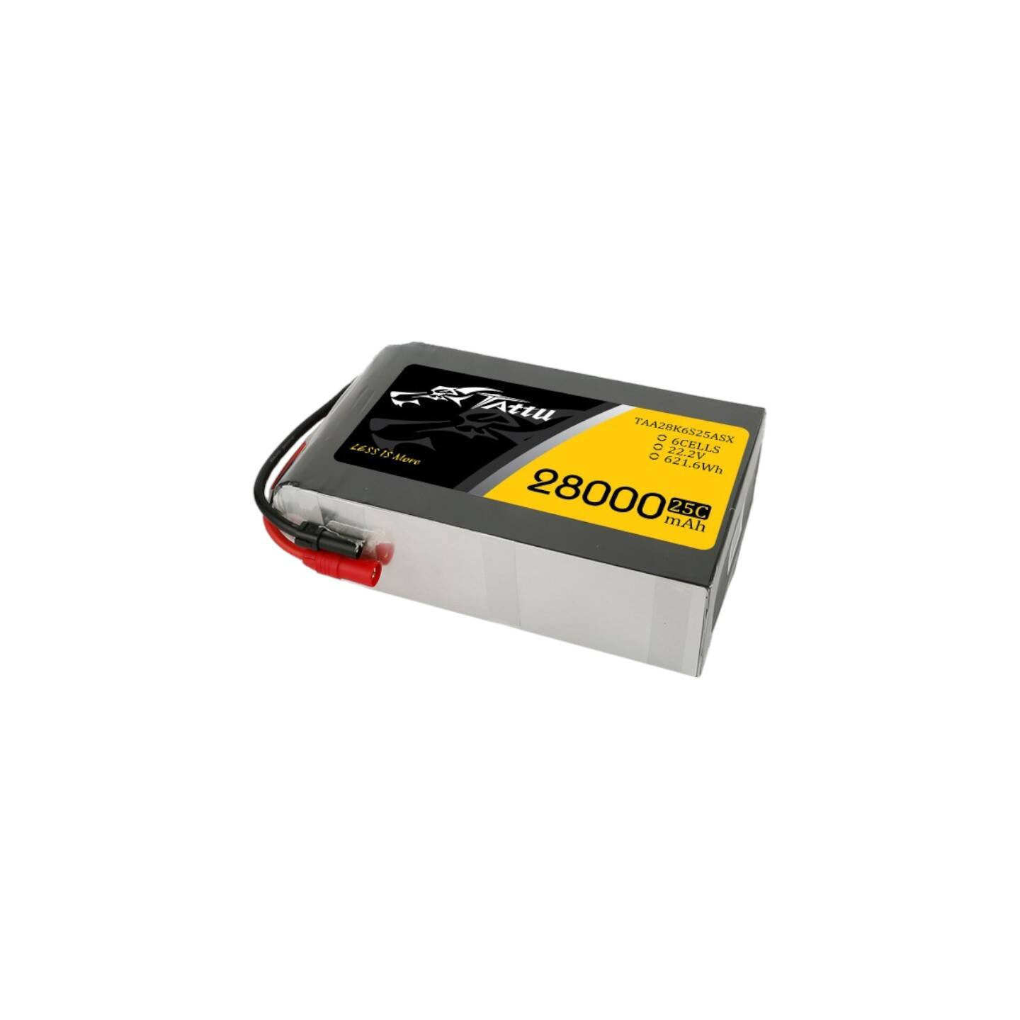 Tattu 28000mAh 22.2V 25C 6S1P Lipo Battery Pack with AS150+XT150