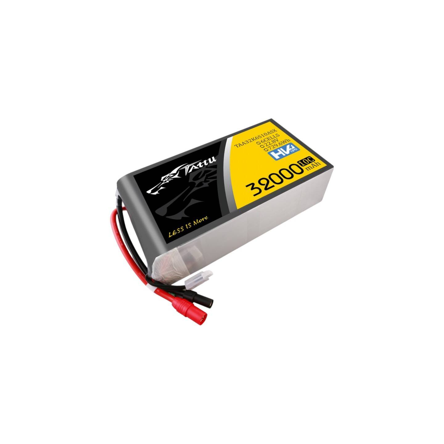 Tattu 32000mAh 22.2V 25C 6S1P Lipo Battery Pack with AS150+XT150
