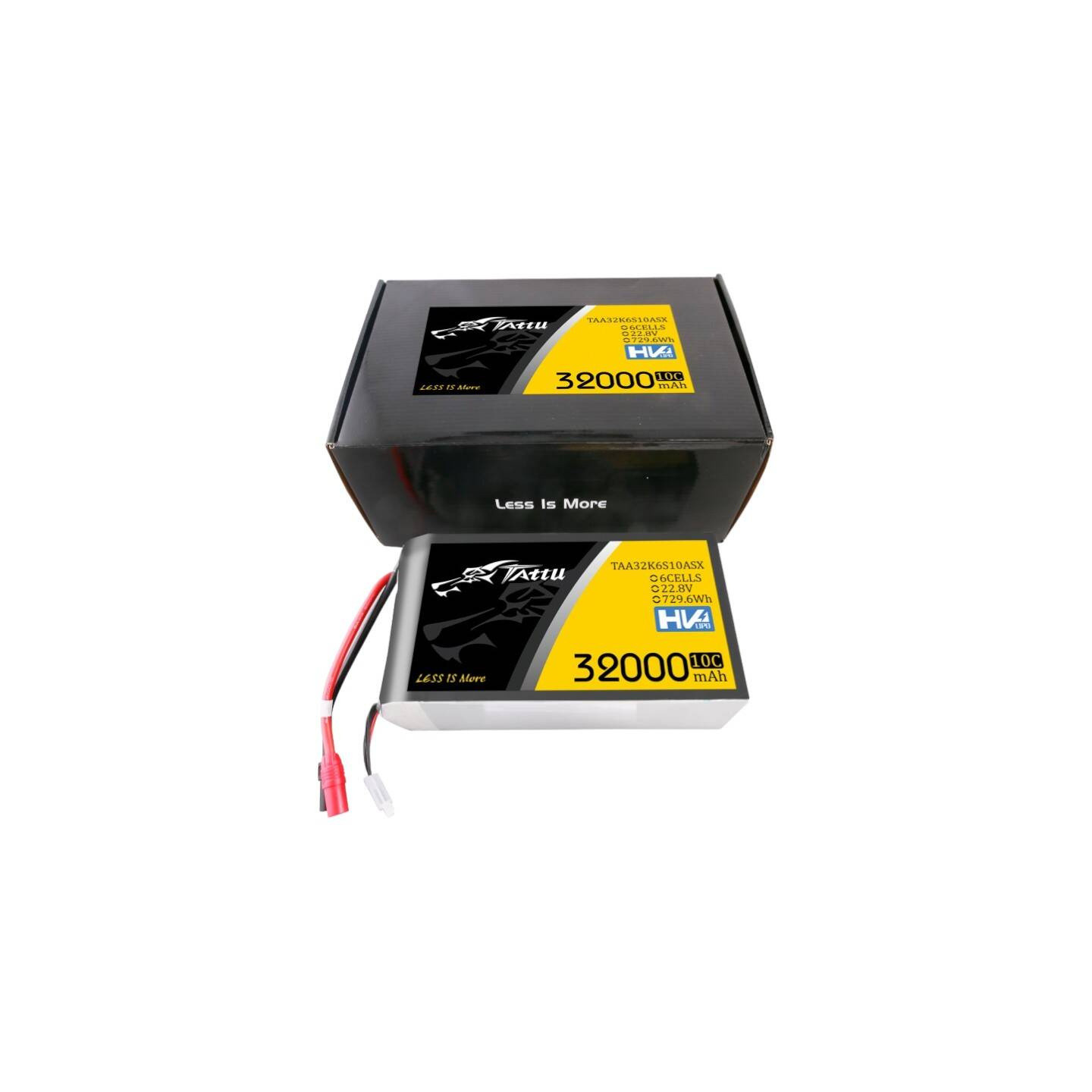 Tattu 32000mAh 22.2V 25C 6S1P Lipo Battery Pack with AS150+XT150
