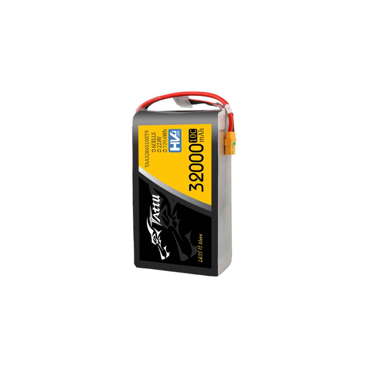 Tattu 32000mAh 22.8V 10C 6S1P Lipo Battery Pack With XT90-S