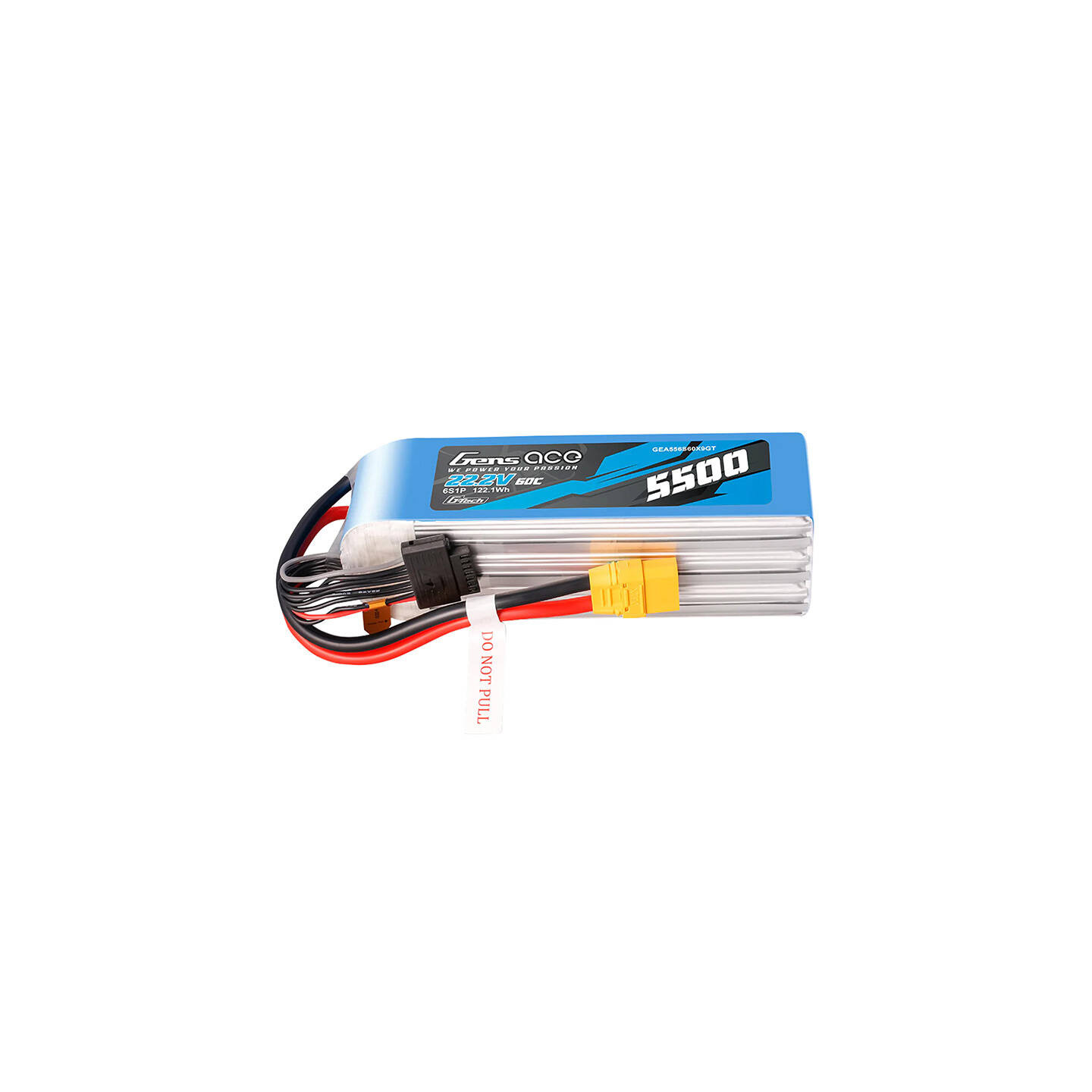 Battery Gens Ace G-Tech 5500mAh 22.2V 60C 6S1P LIPO with XT90 connector
