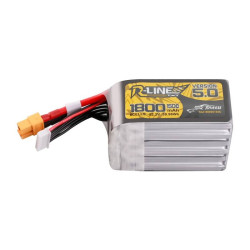 View product Lipo Tattu R-Line Version 5.0 1800mAh 22.2V 150C 6S battery with XT60 connector