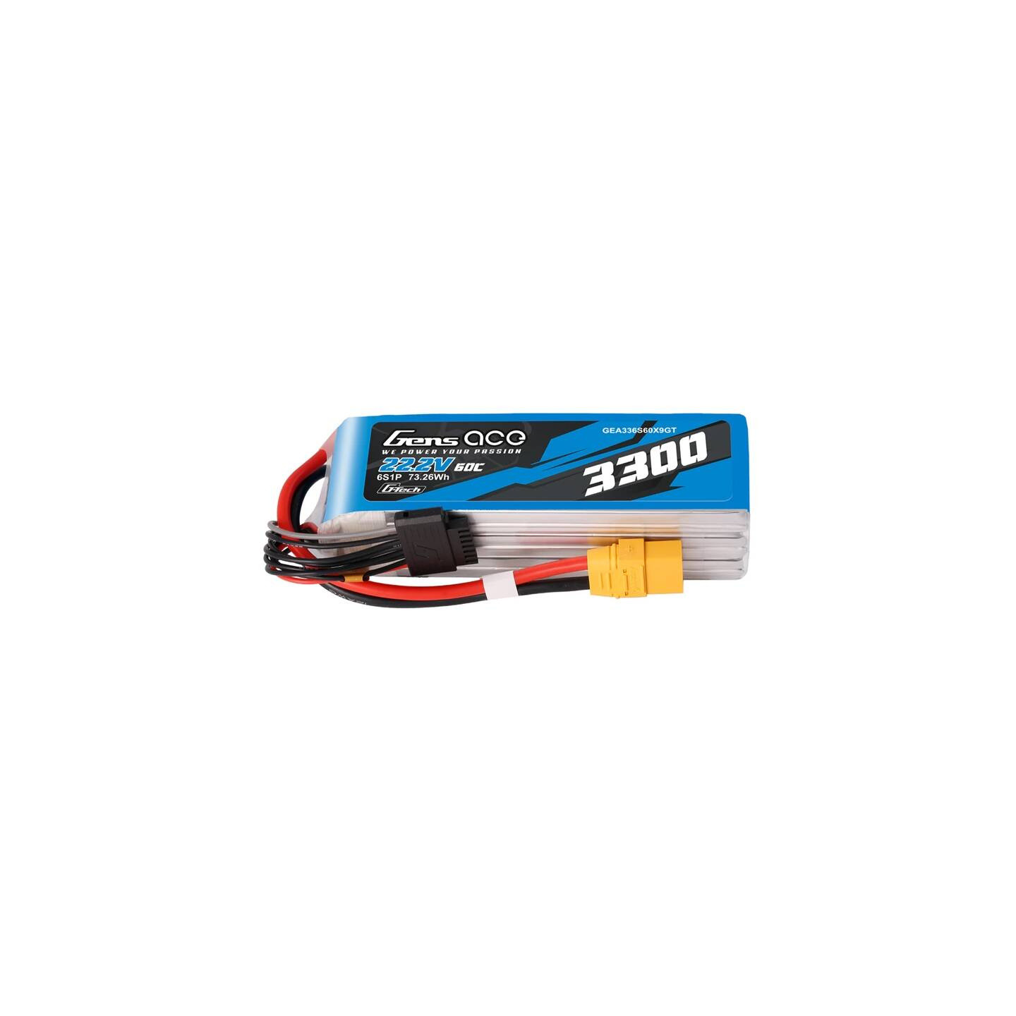 Accumulator Lipo Gens Ace G-Tech 3300mAh 22.2V 60C 6S1P XT90