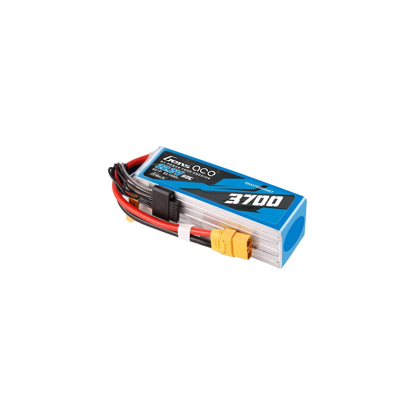 Accumulator Lipo Gens Ace G-Tech 3700mAh 22.2V 60C 6S1P XT90