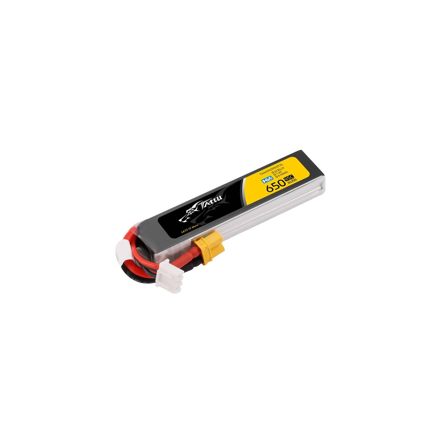 Accumulator Lipo Tattu 2s 650mAh 95C 7.6V HV z XT30 Long-Pack