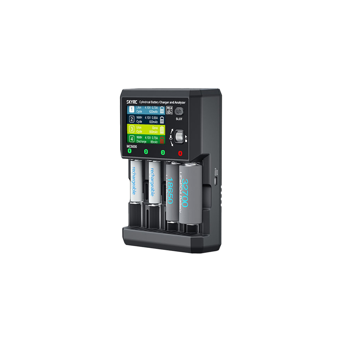 SkyRC MC5000 cylindrical battery charger and analyzer