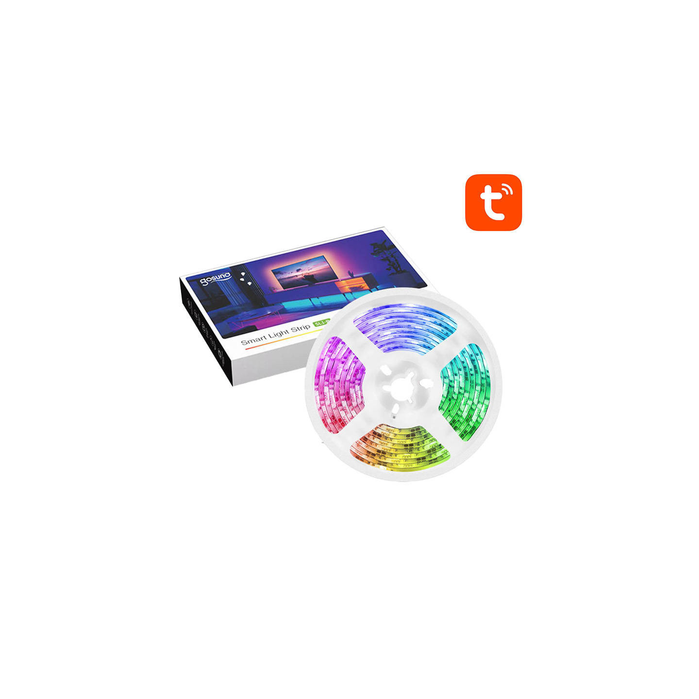 Smart WiFi RGB LED light strip Gosund SL1 (2,8m), Tuya