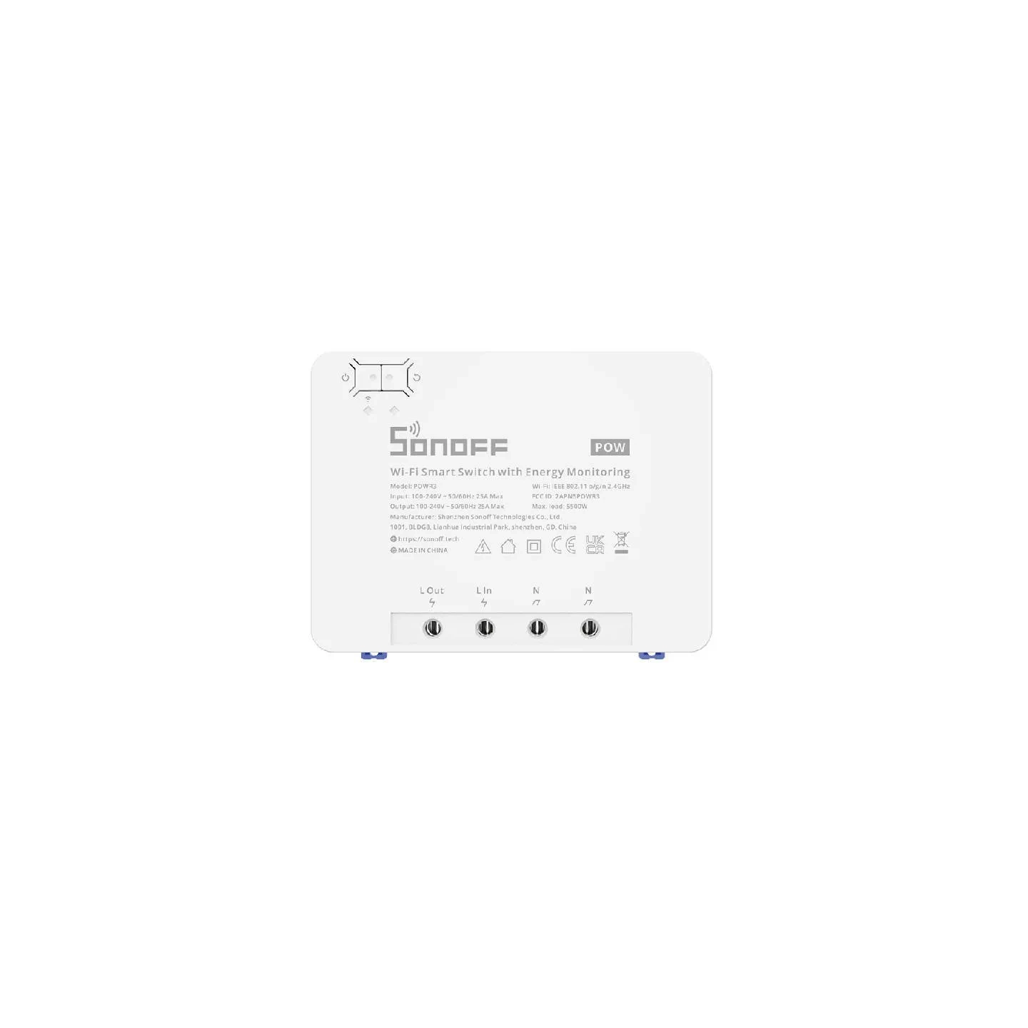 Sonoff POWR3 smart WiFi switch with current measurement function