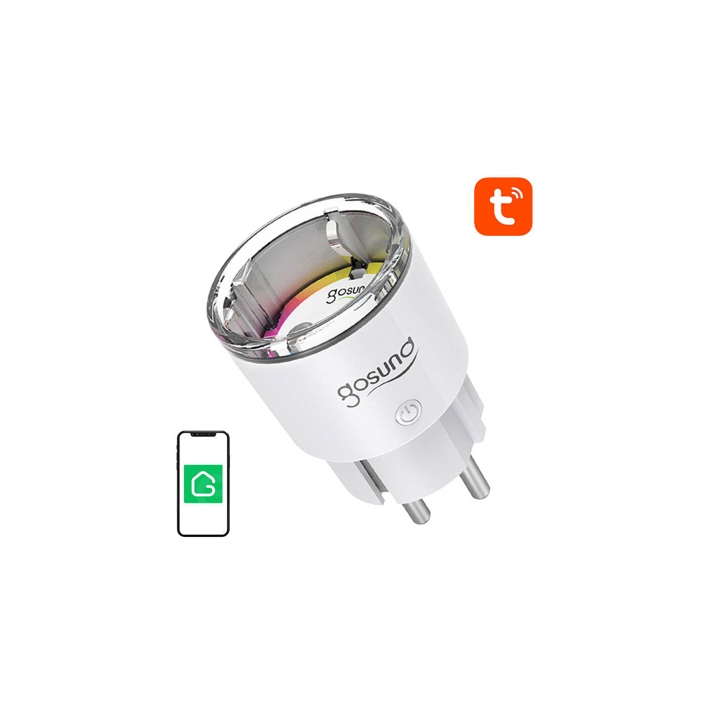 Smart plug WiFi Gosund EP2 10A Tuya