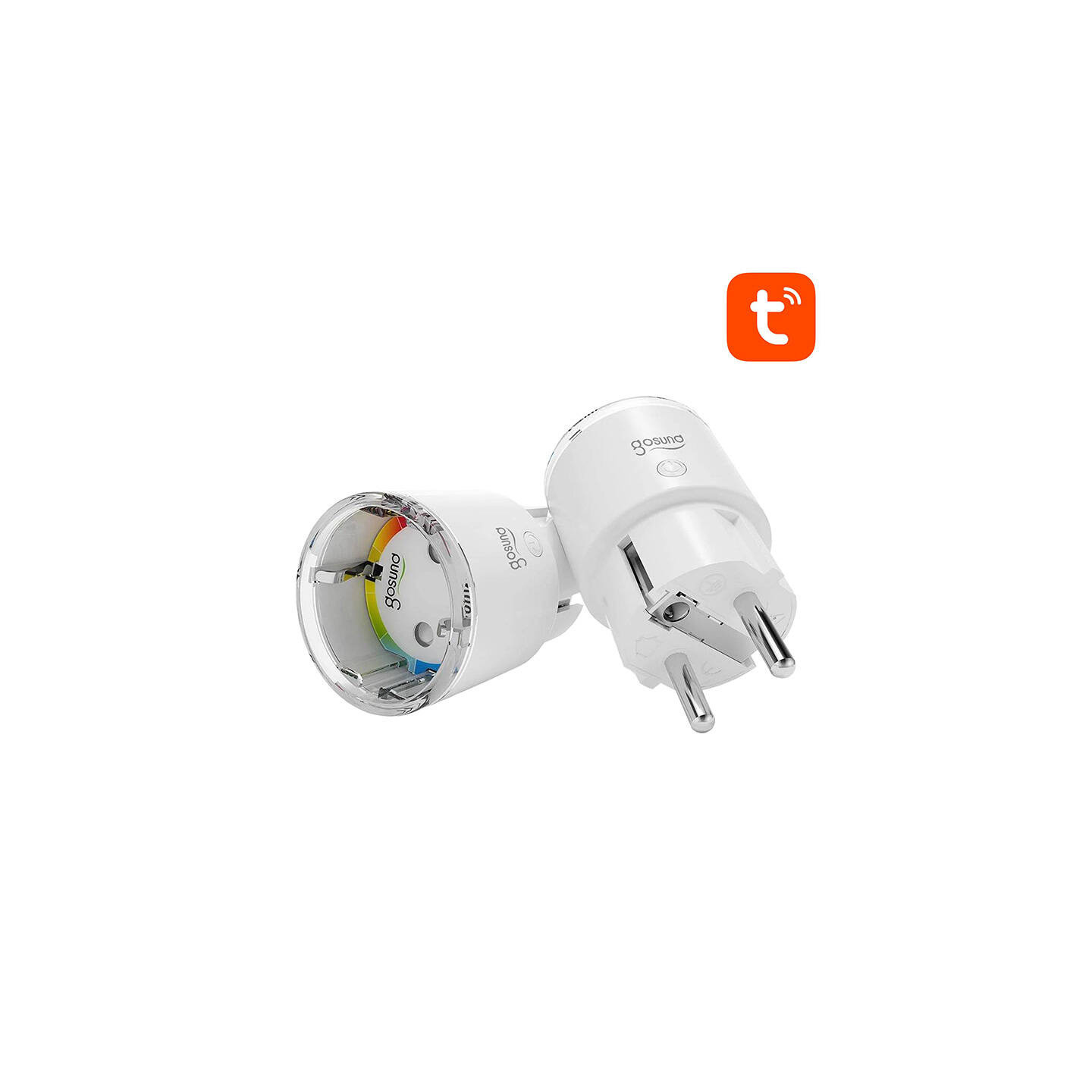Gosund EP2 WiFi smart socket, 2 pieces (two-pack) 10A Tuya