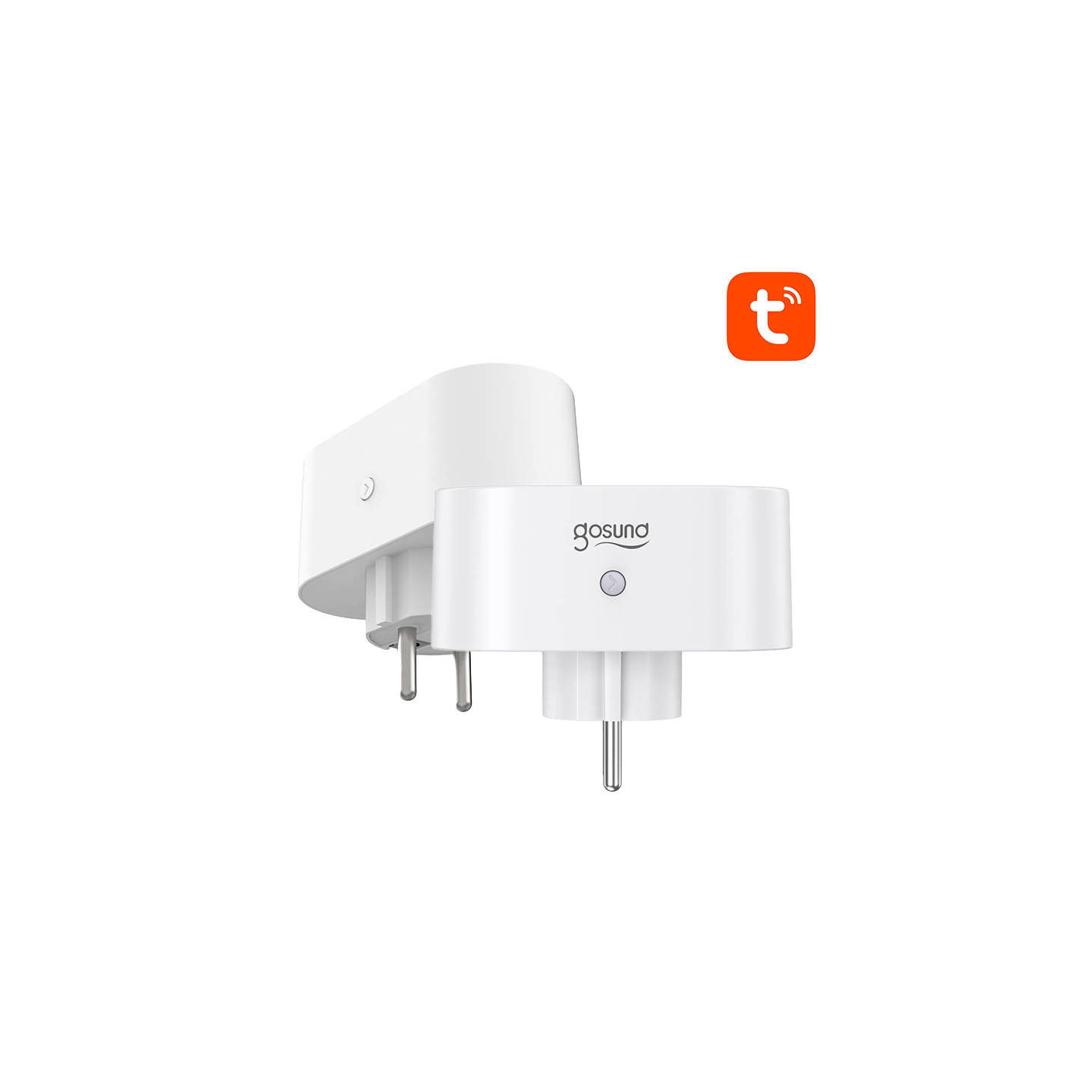Gosund SP211 dual WiFi smart socket, 2 pieces 3500W (two-pack) Tuya