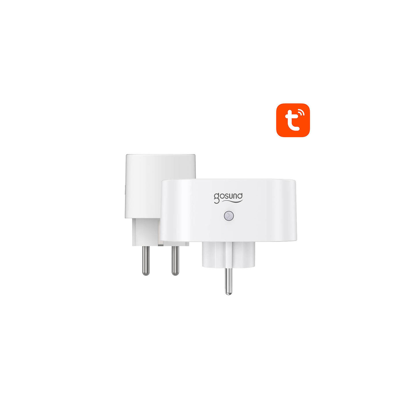Gosund SP211 dual WiFi smart socket, 2 pieces 3500W (two-pack) Tuya