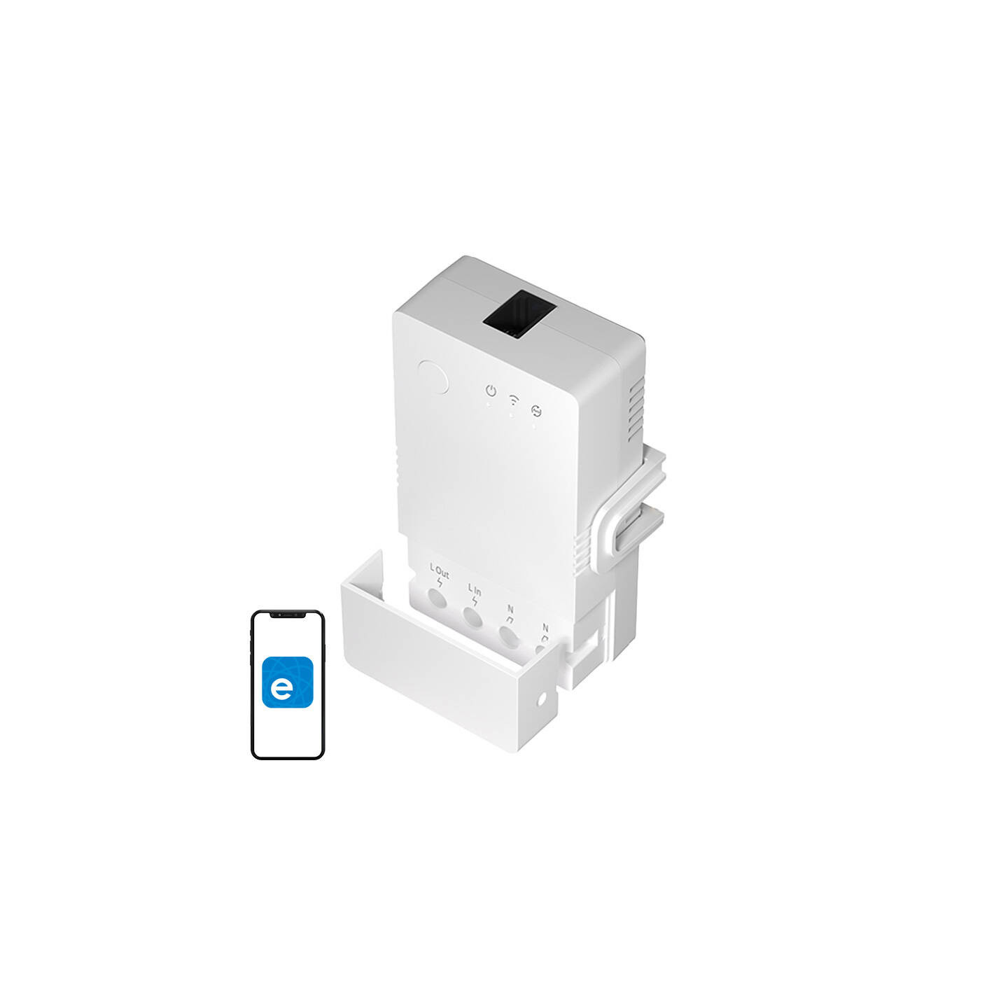 Smart WiFi temperature and humidity monitoring switch Sonoff THR316 TH Origin