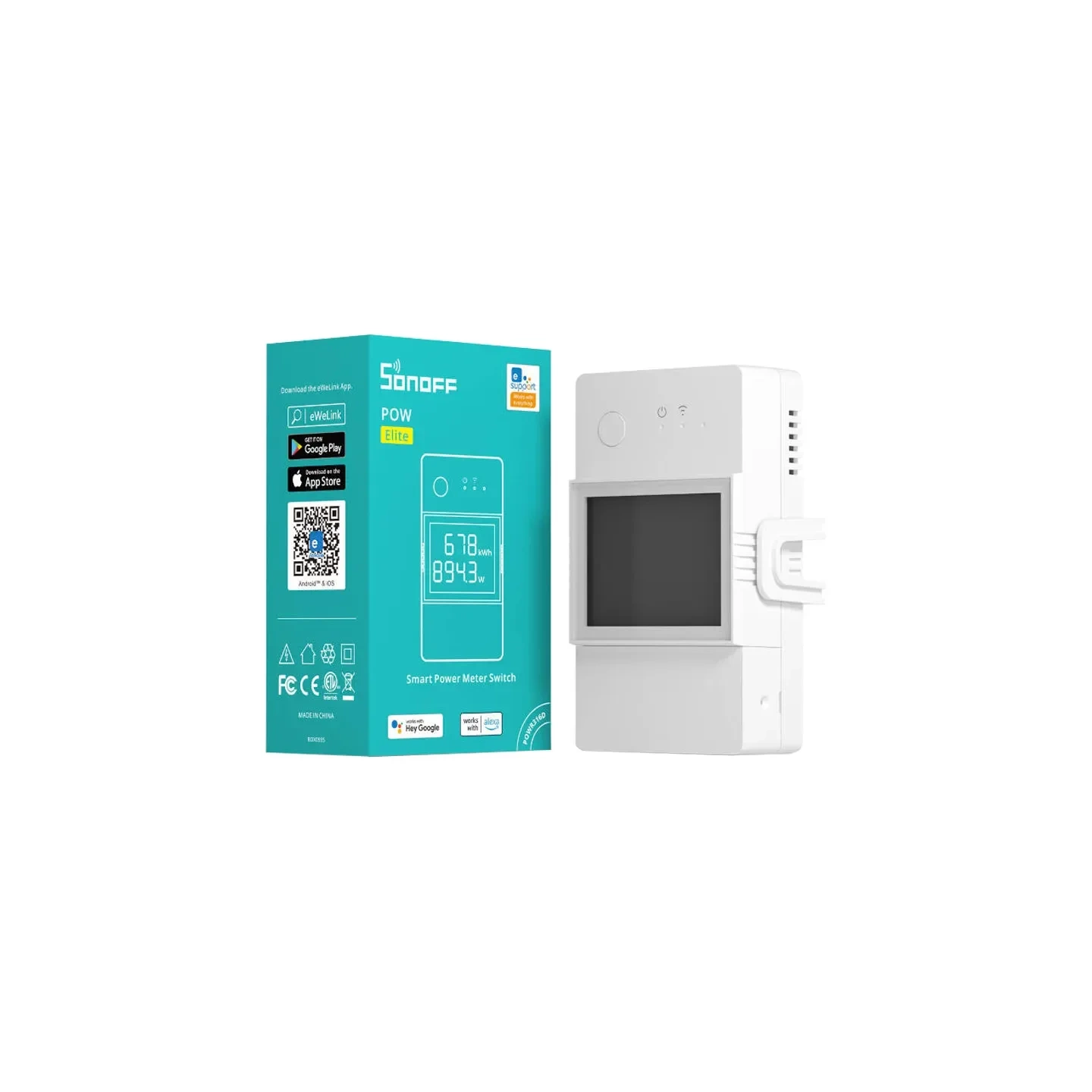 WiFi Smart power meter switch Sonoff POWR316D