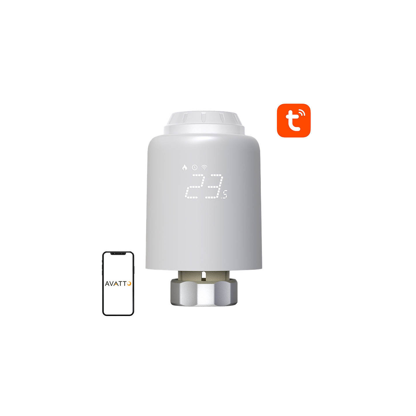 Smart Thermostat Radiator Valve Avatto TRV07 Zigbee 3.0 TUYA