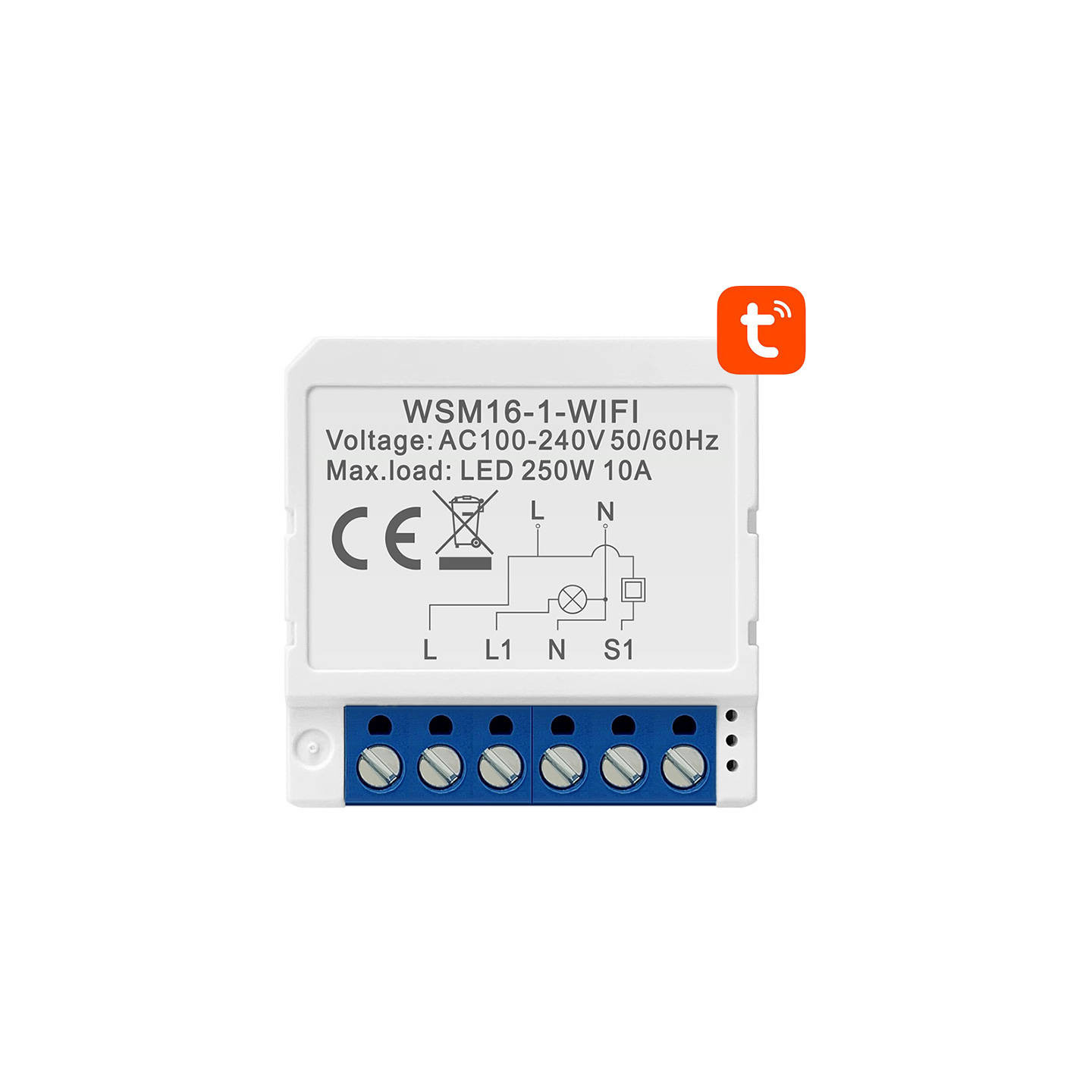 Smart Switch Module WiFi Avatto WSM16-W1 TUYA