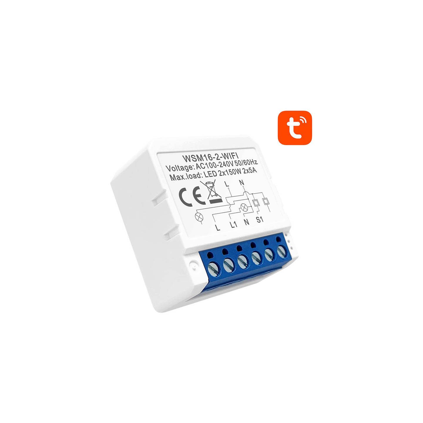 Smart Switch Module WiFi Avatto WSM16-W2 TUYA