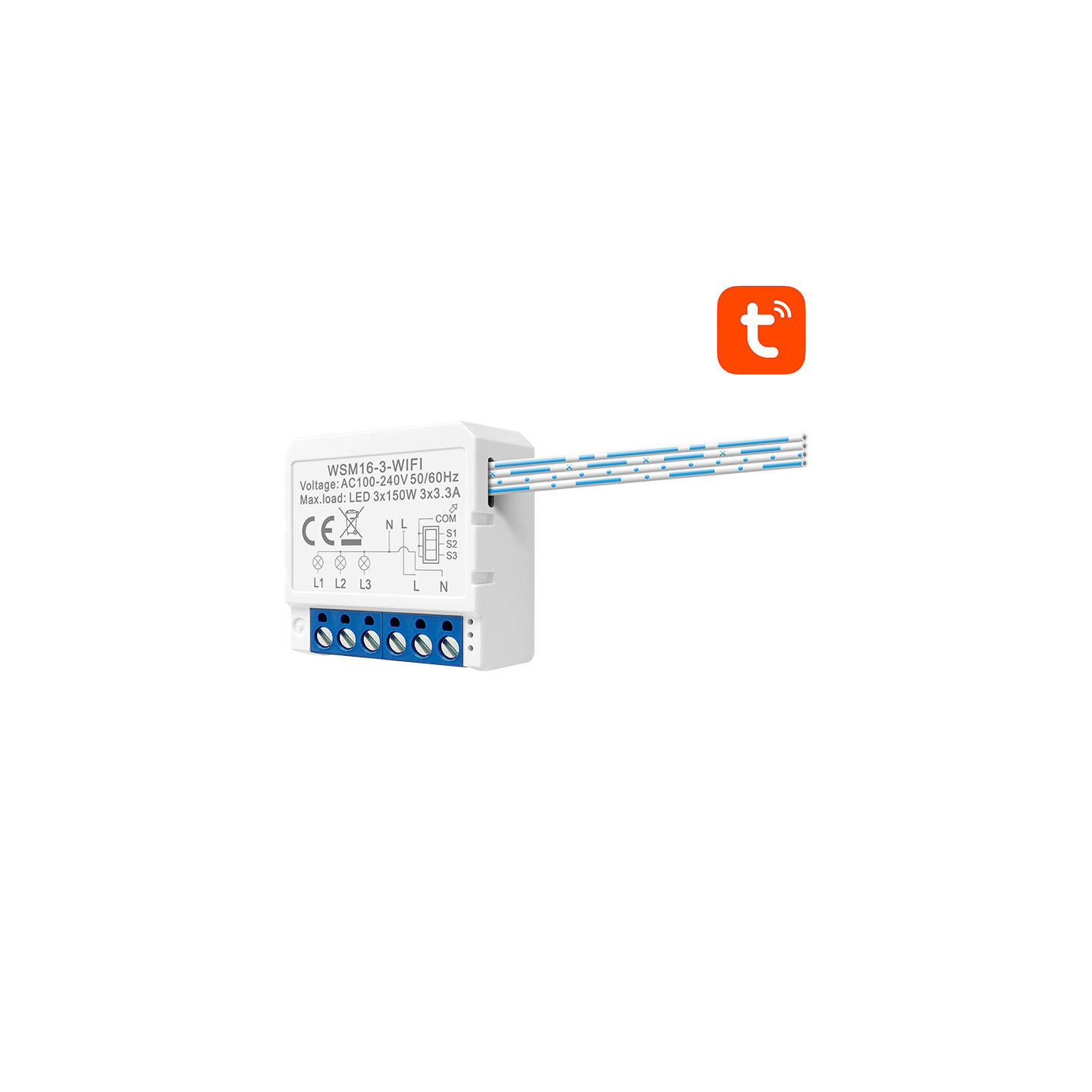 Smart Switch Module WiFi Avatto WSM16-W3 TUYA
