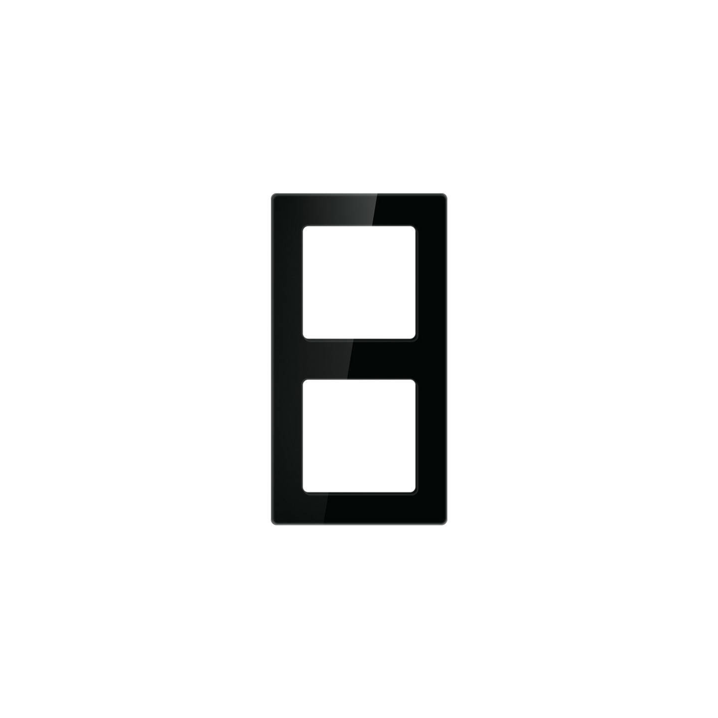 Double frame socket Avatto N-TS10-Frame-B2 (black)