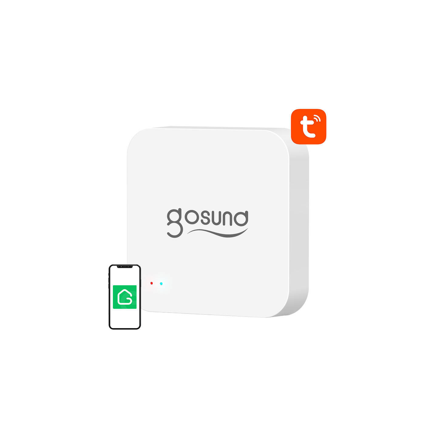 Smart Bluetooth BLE, WiFi Mesh Gateway with Alarm Gosund G2 Tuya