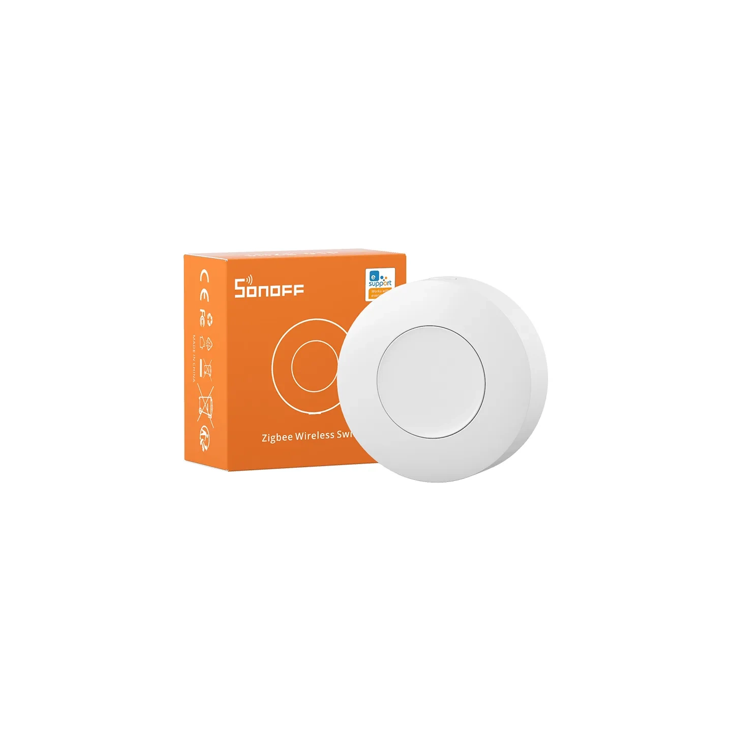 Smart Zigbee Wireless Button Sonoff SNZB-01P (round remote)