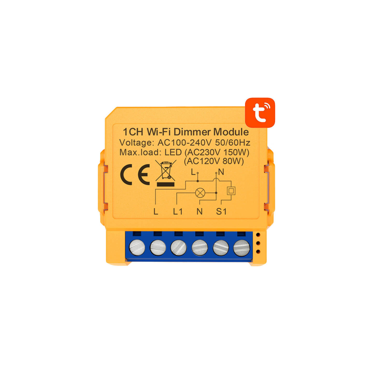 Smart socket switch WiFi Avatto DMS16-2 TUYA