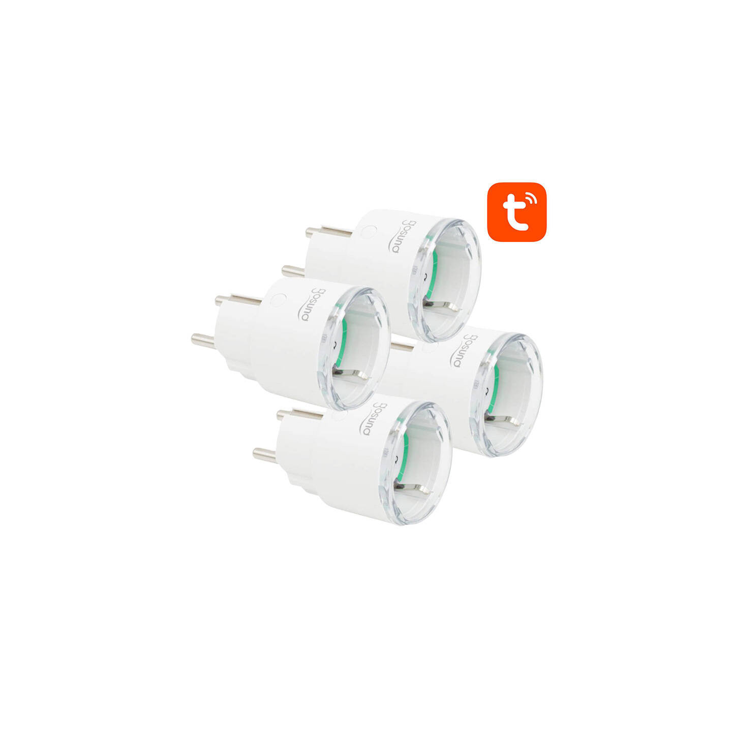 Smart plug WiFi Gosund SP111 3680W 16A, Tuya 4-pack