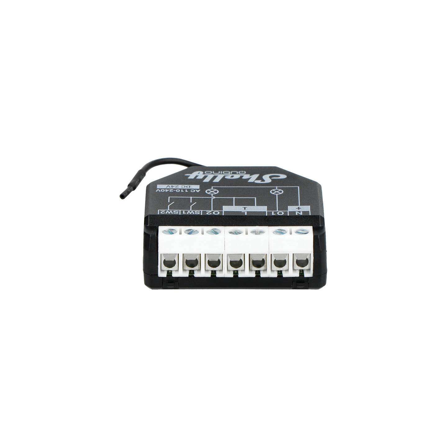 Shelly Qubino Wave2PM Controller, 2-channel, Z-Wave (Power measurement)