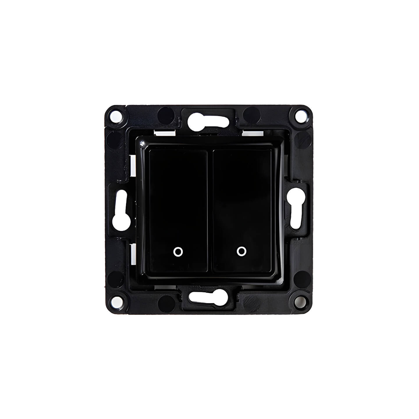Shelly wall switch 2 button (black)