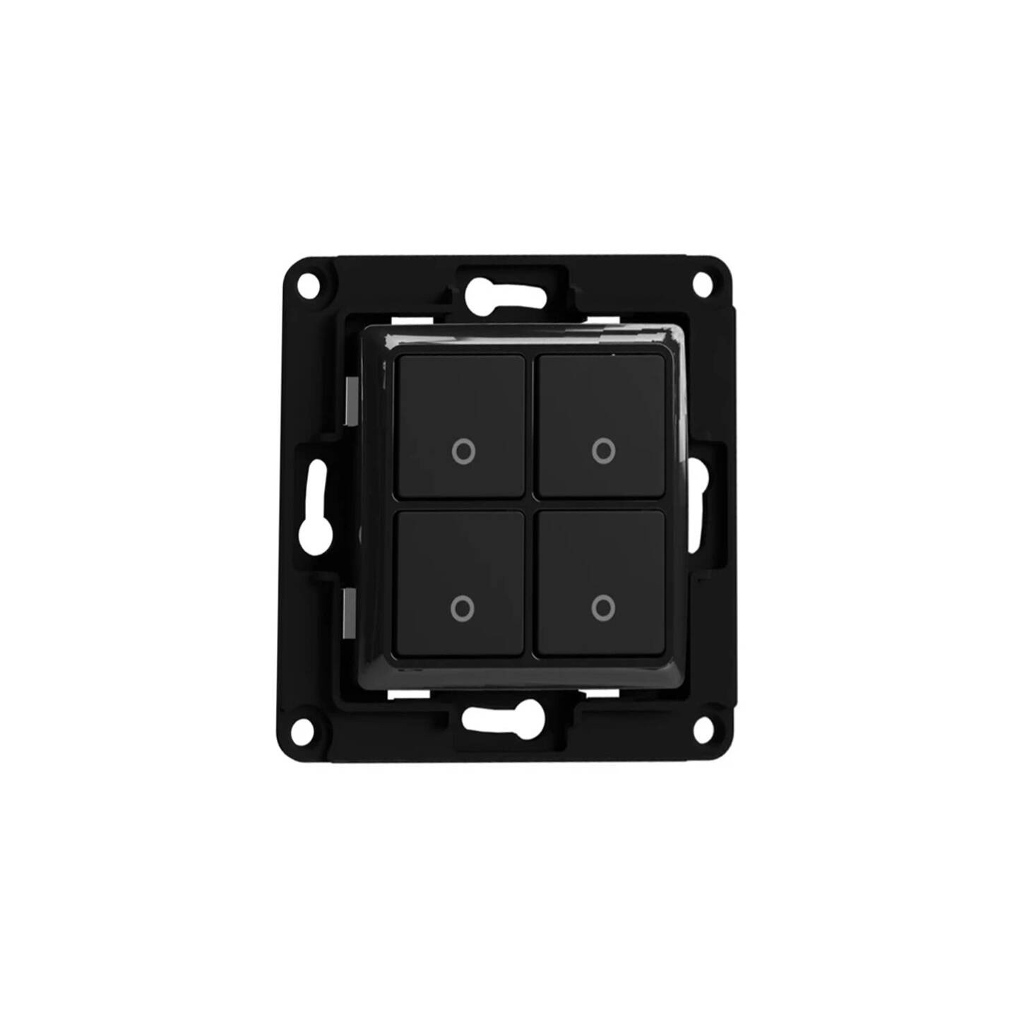 Shelly wall switch 4 button (black)