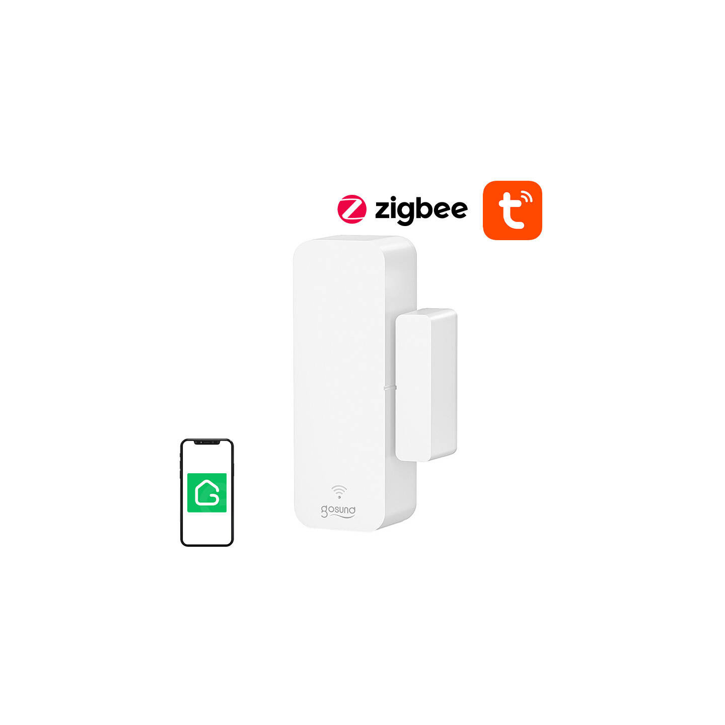 Zigbee Gosund ST18 Tuya smart door and window opening sensor
