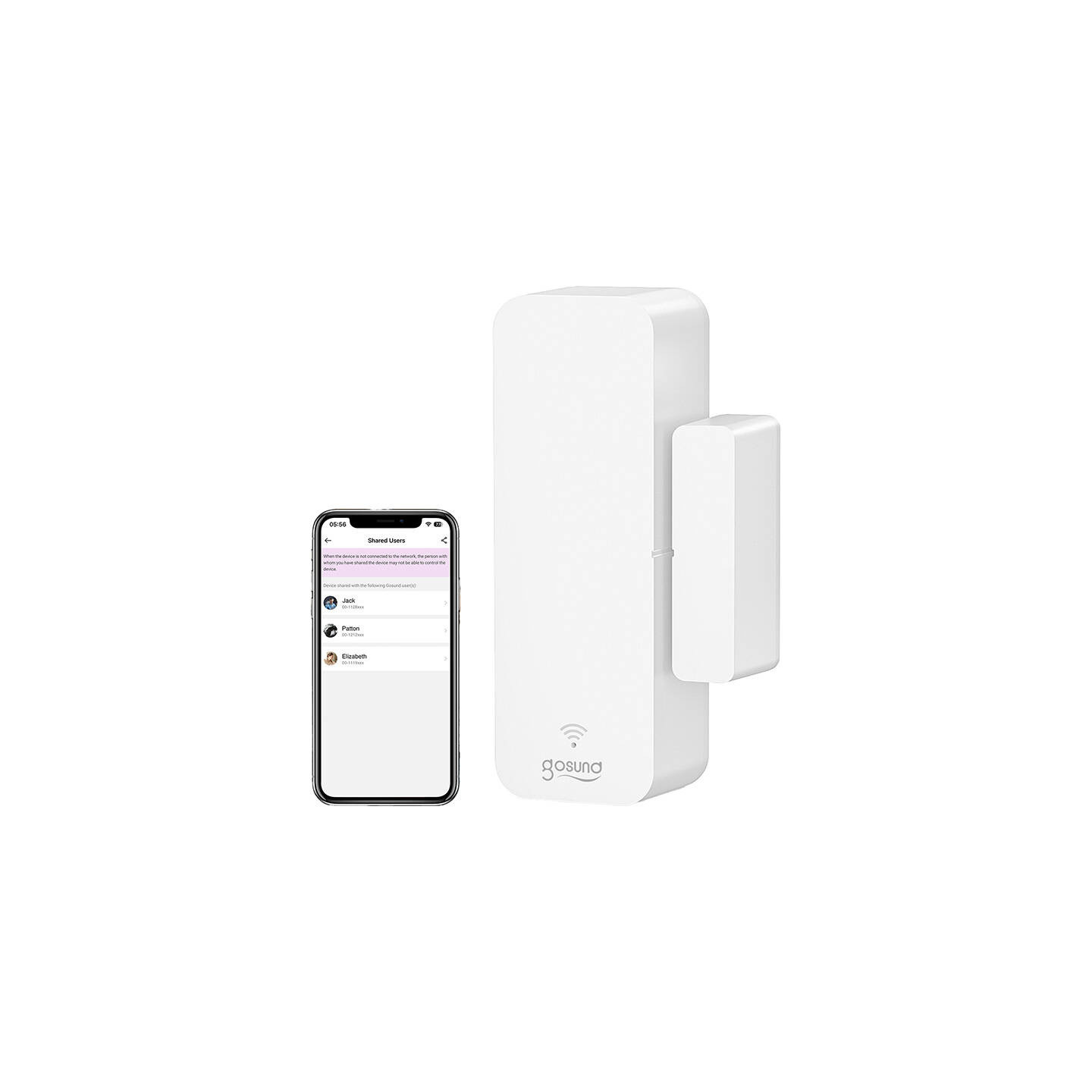 Zigbee Gosund ST18 Tuya smart door and window opening sensor