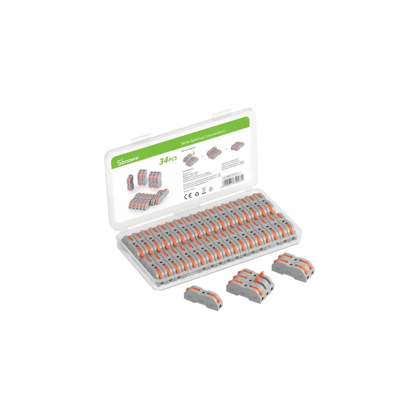 Wire Splicing Connector pack Sonoff (34 pcs)