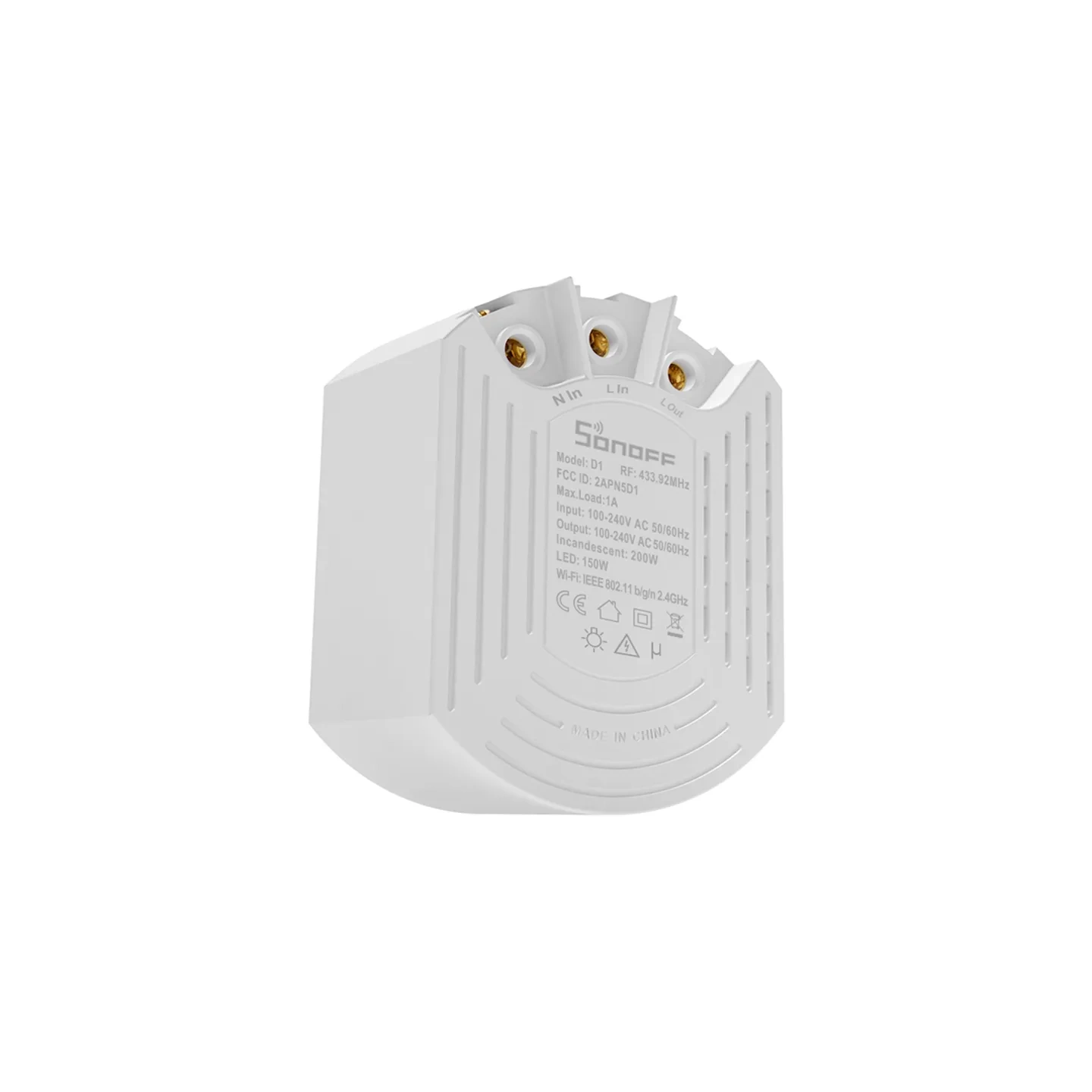 Smart Dimmer Switch Sonoff D1 with RM433R2 remote