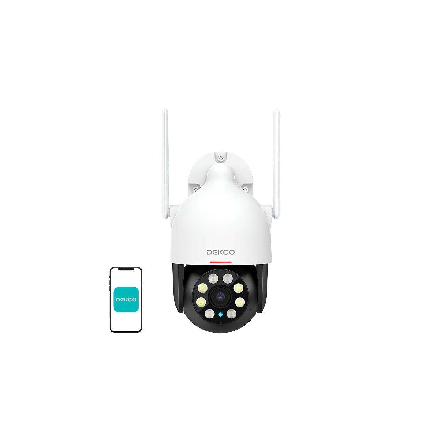 IP Outdoor camera WiFi DEKCO DC5L 2K QHD 166°