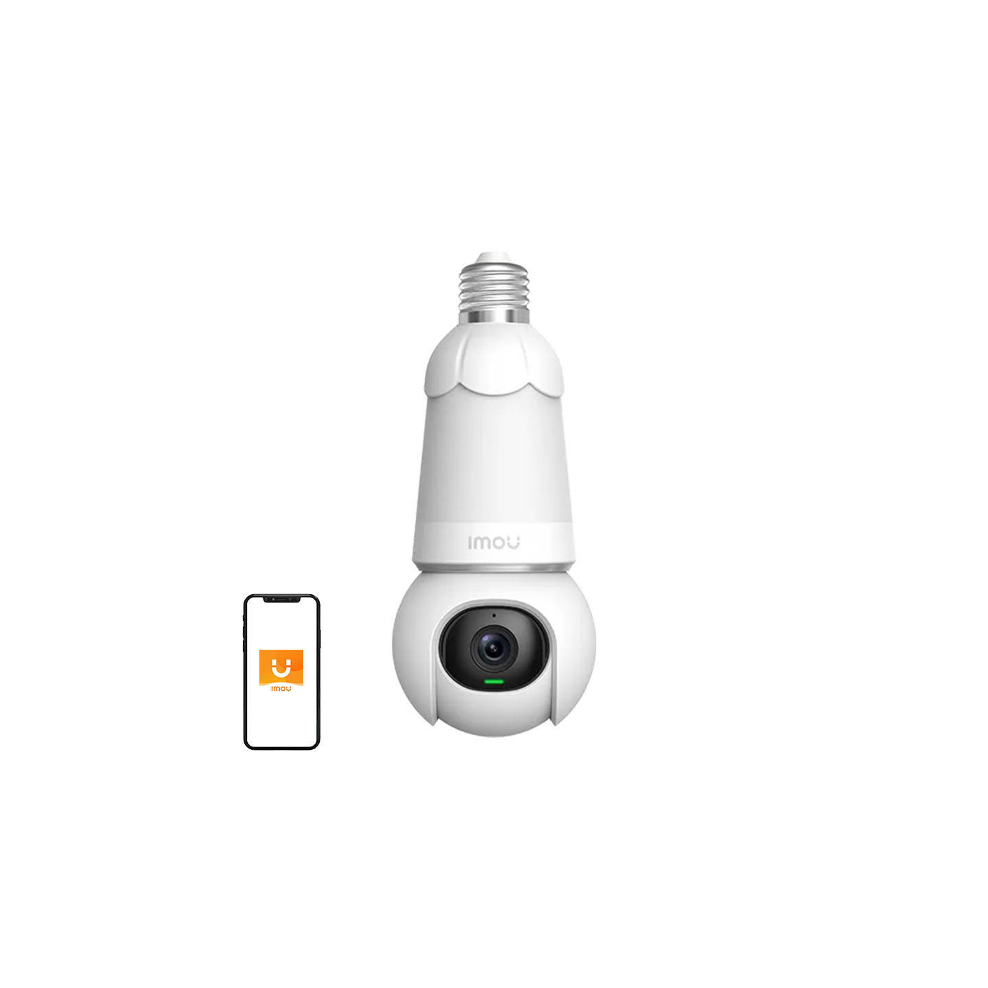 2in1 Bulb and 360° Outdoor Camera WiFi IMOU Bulb Cam 5MP