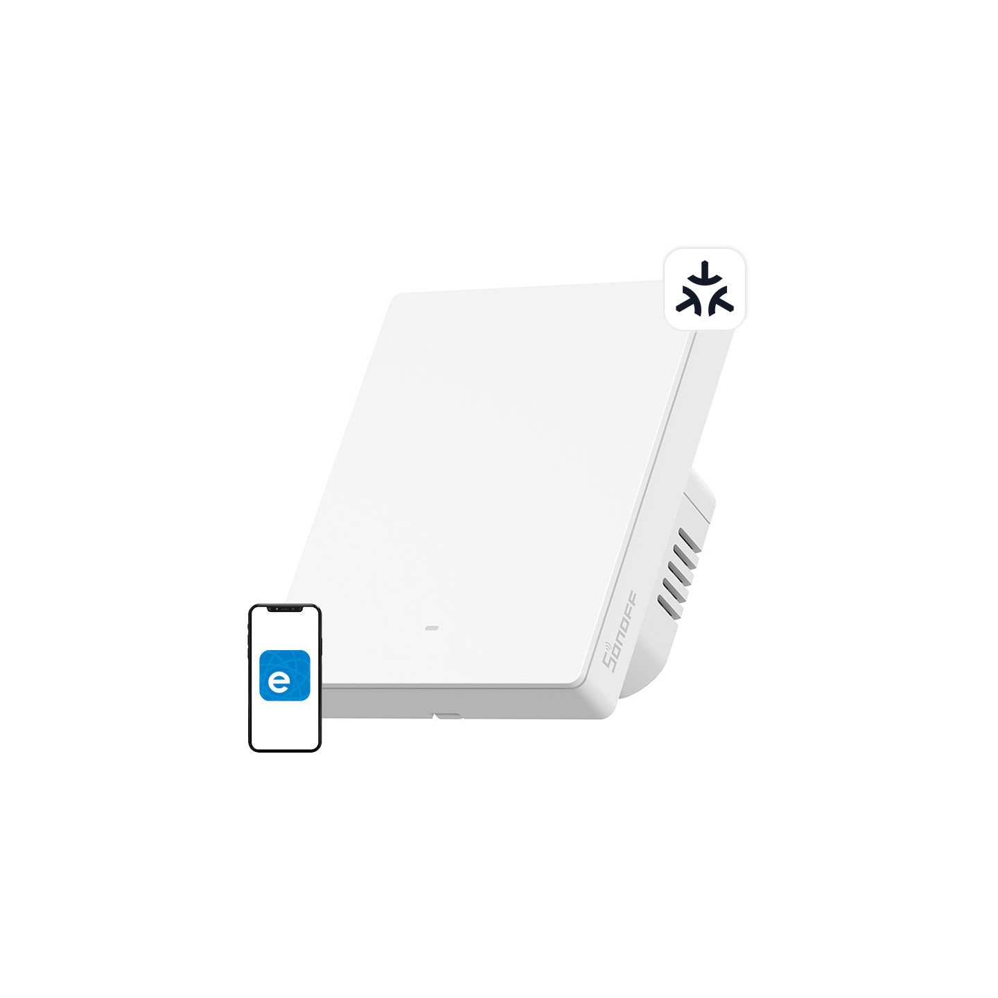 Matter SONOFF M5-1C-80W WiFi smart wall switch (1-channel, for frame)