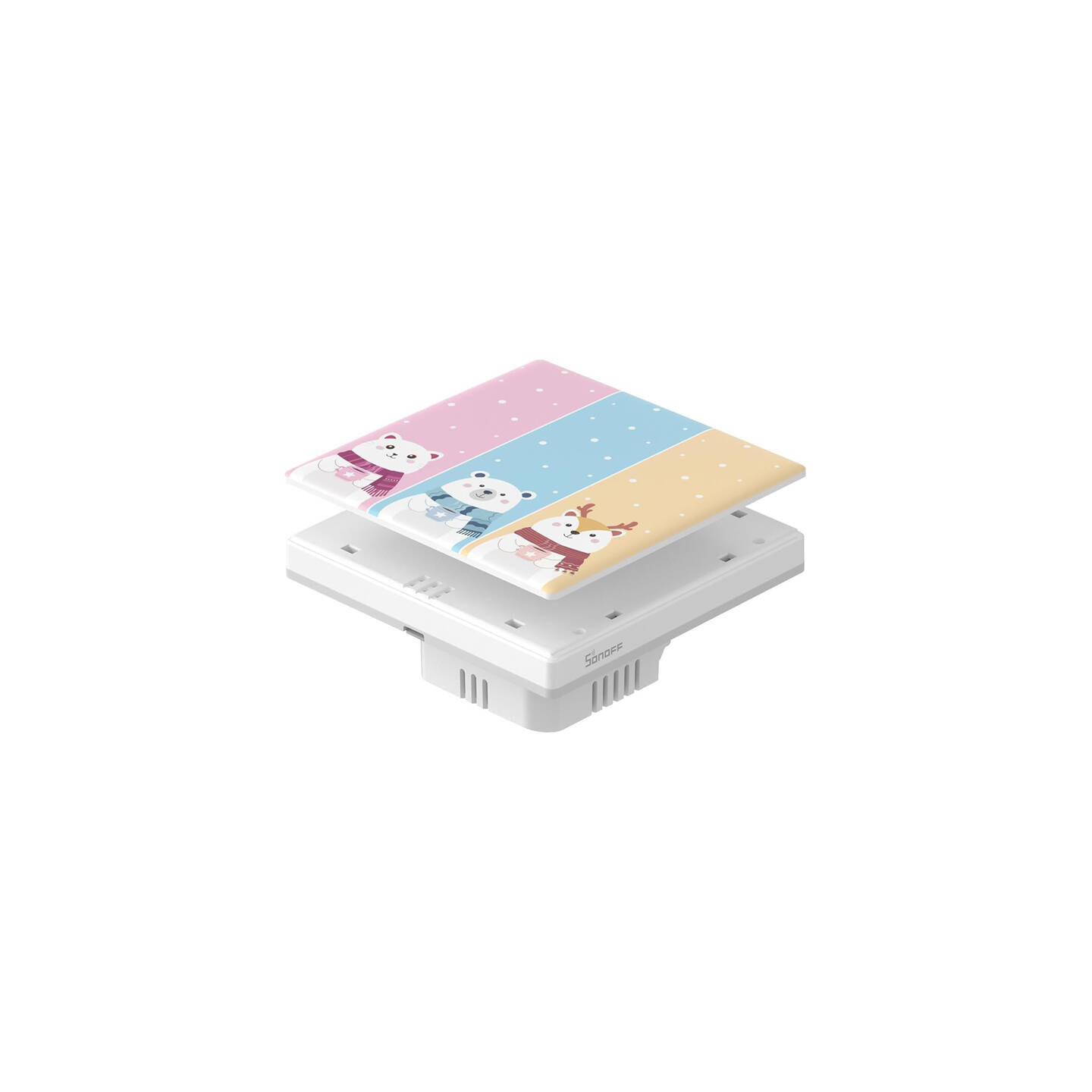Decorative cover / cap for T5 SONOFF Cartoon 3C touch switch