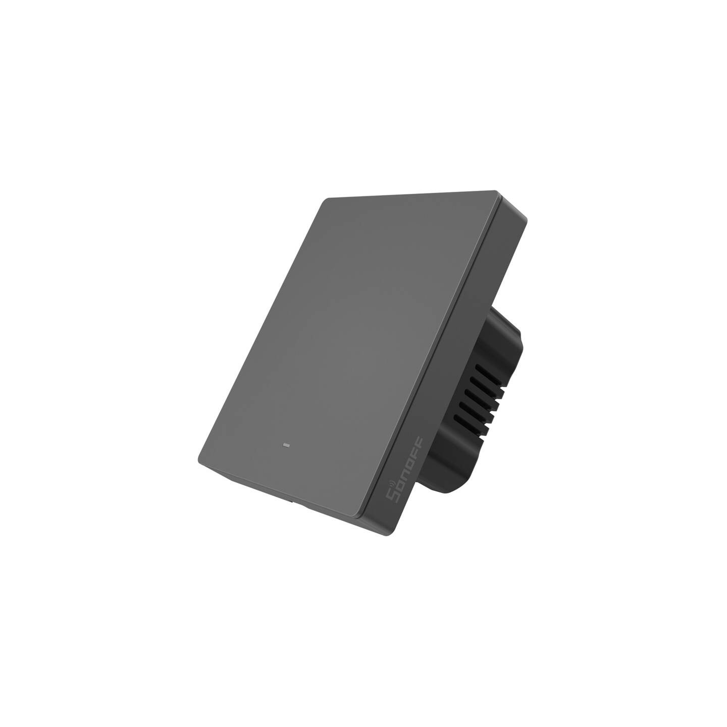 Smart WiFi wall switch SONOFF M5-1C-80 (1-channel, for frame, graphite)