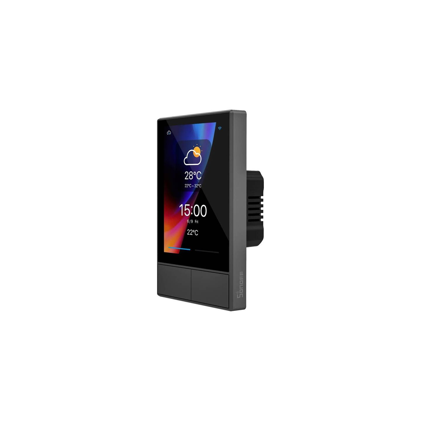 Smart WiFi control panel SONOFF NSPanel (black, 120mm)