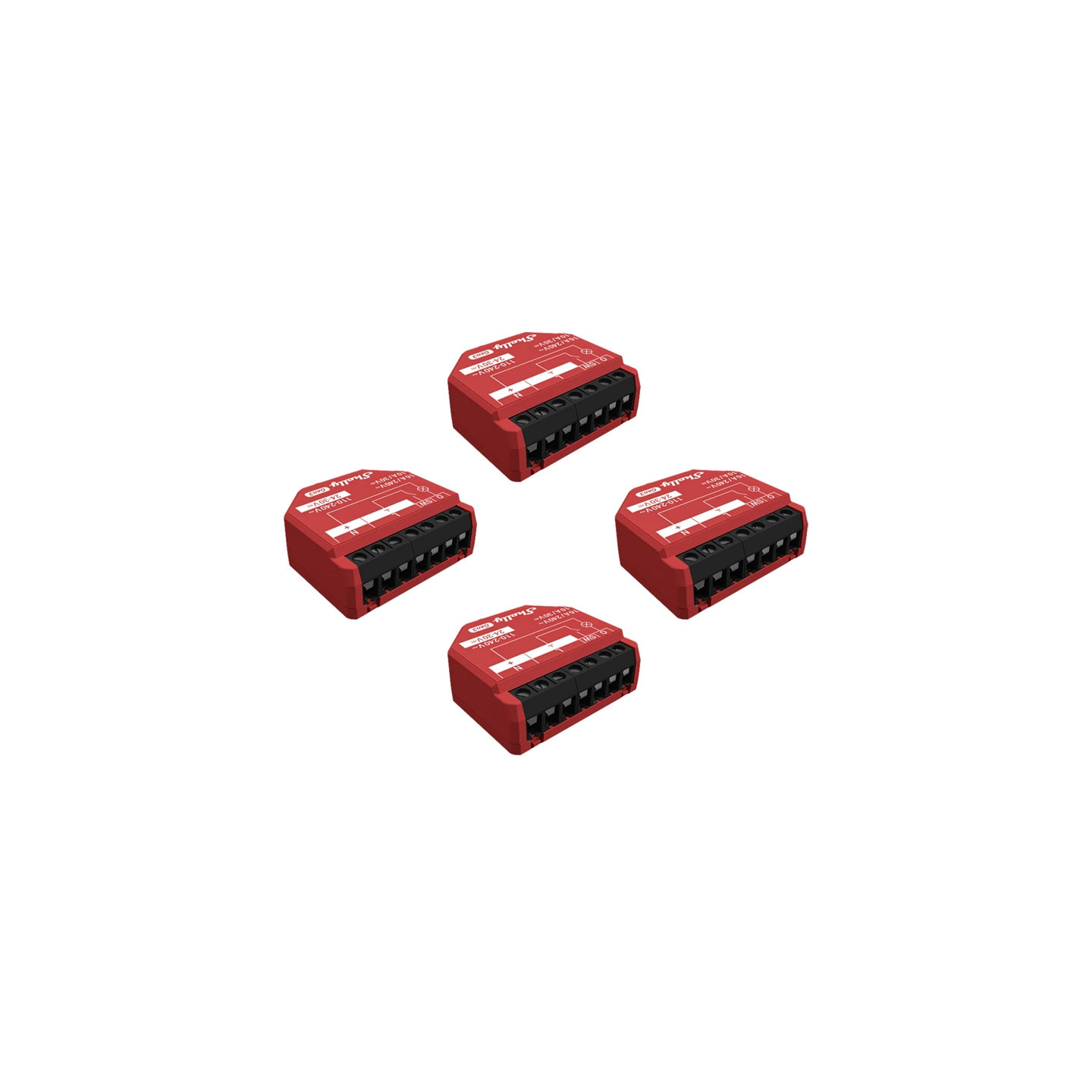 Shelly 1PM Gen3 Set of 4 Controller WiFi/Bluetooth