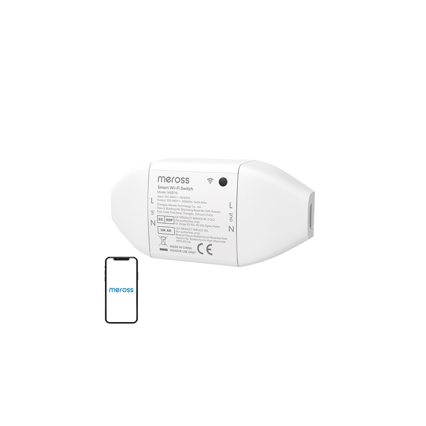 Meross MSS715MA-UN Smart WiFi Switch (Matter)