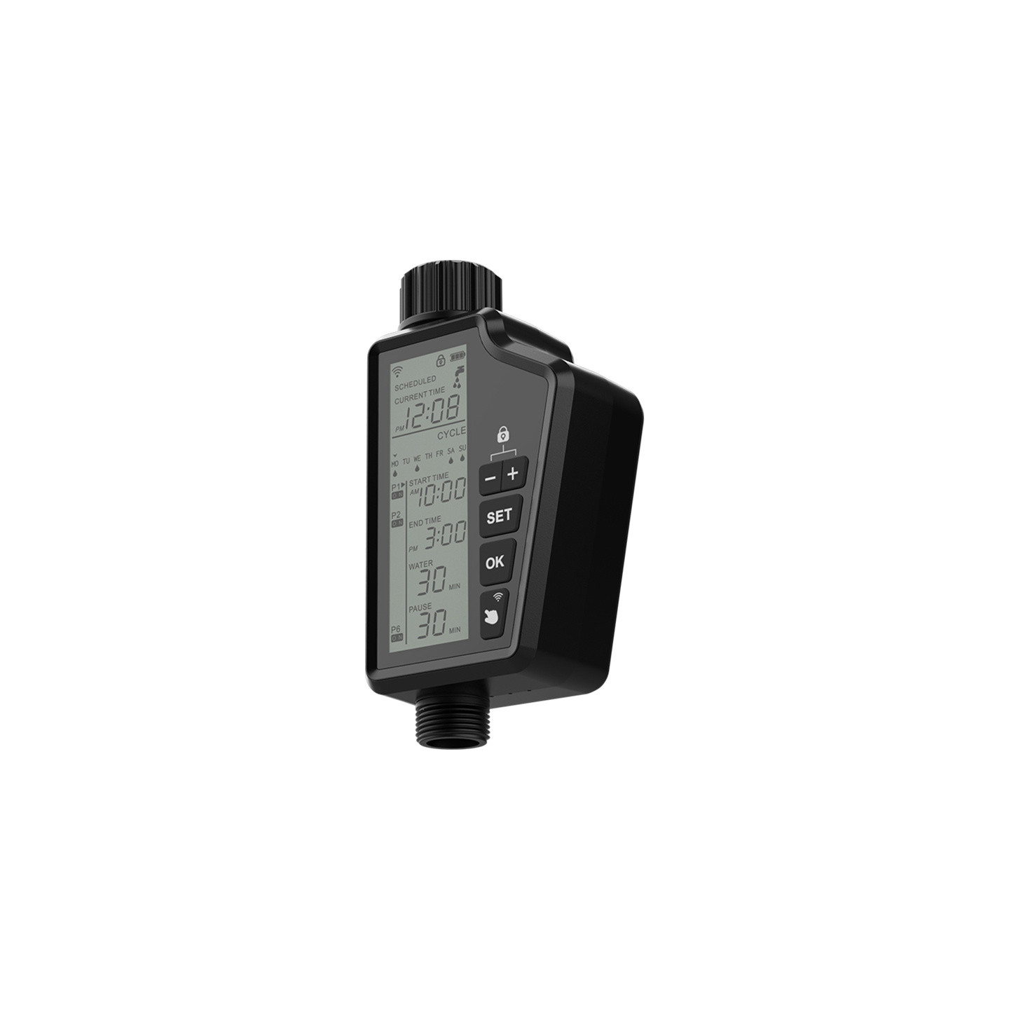 Smart Wi-Fi irrigation controller with large LCD screen Avatto SWT60-EU