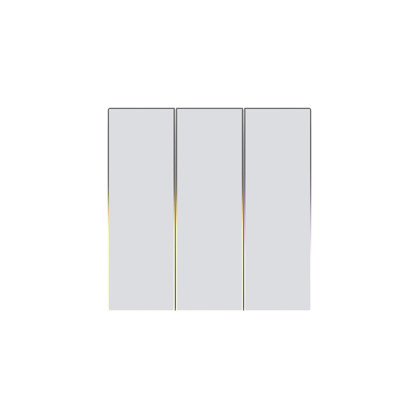 Touch ZigBee Light Switch Avatto TS60-EU-W3 Triple TUYA (white).