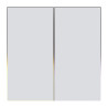ZigBee Avatto TS60-EU-W2 Touch Light Switch Dual TUYA (white).