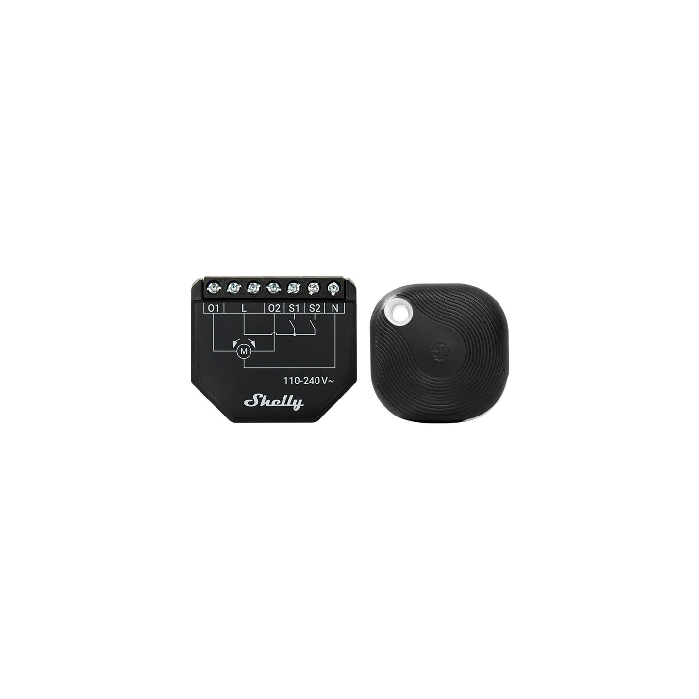 WiFi Shelly Shutter + BLU Button Tough 1 blinds/curtains controller