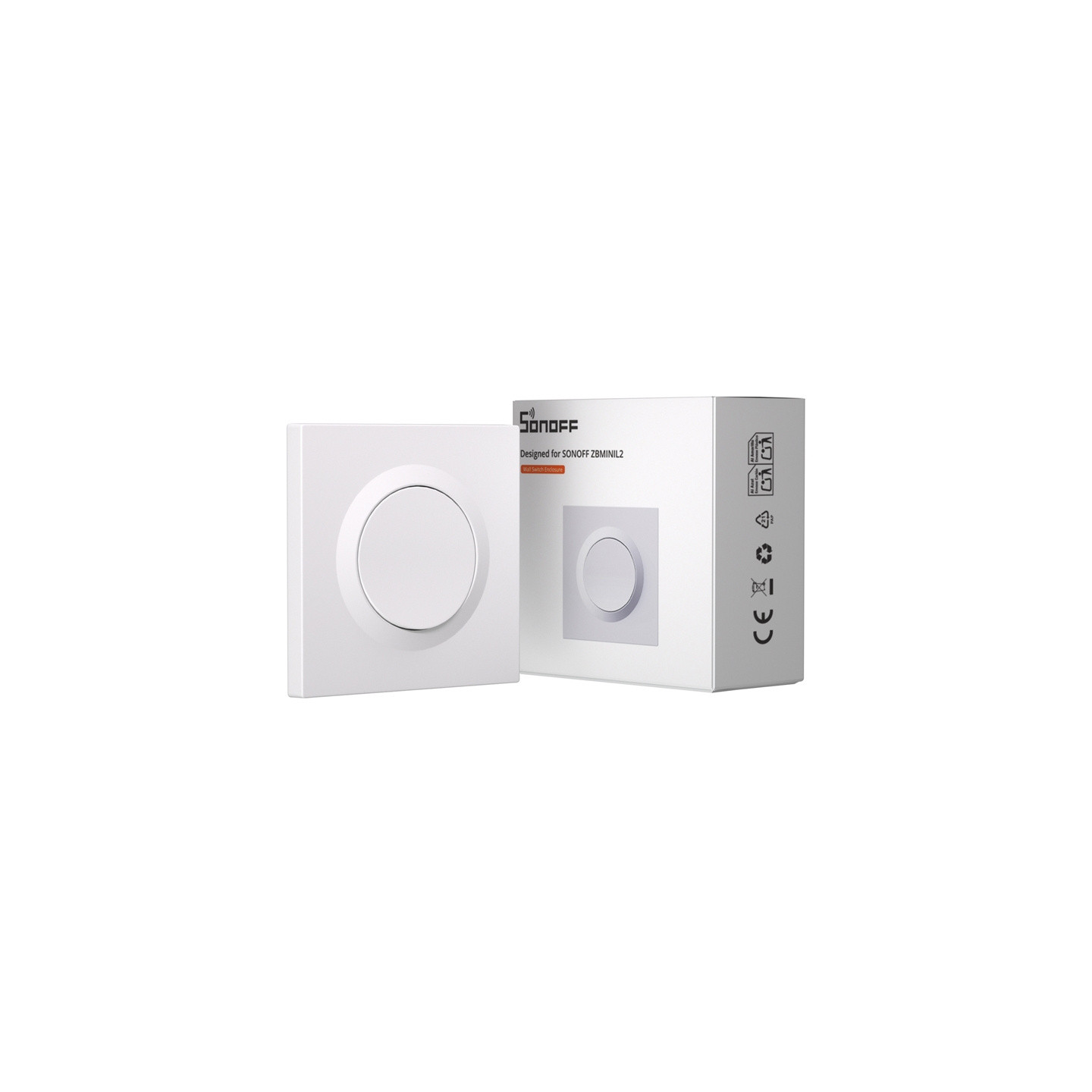 SONOFF E1GSL wall switch housing (without N)